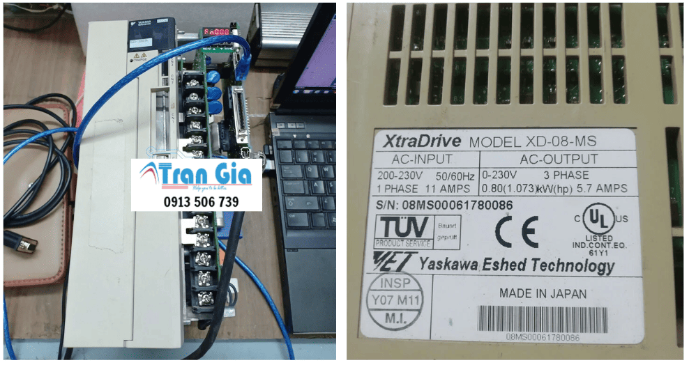 Công ty uy tín chuyên sửa chữa Driver servo Yaskawa hư Board điều khiển - hư board công suất - sửa servo Yaskawa hư IGBT bảo hành 3-6 tháng