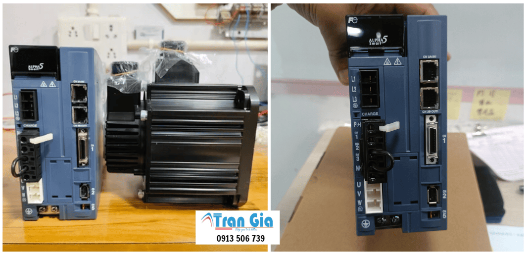 Thay linh kiện chính hãng, Sửa motor servo Fuji GYG132B5-HC2, chuyên thay encoder cho động cơ servo Fuji