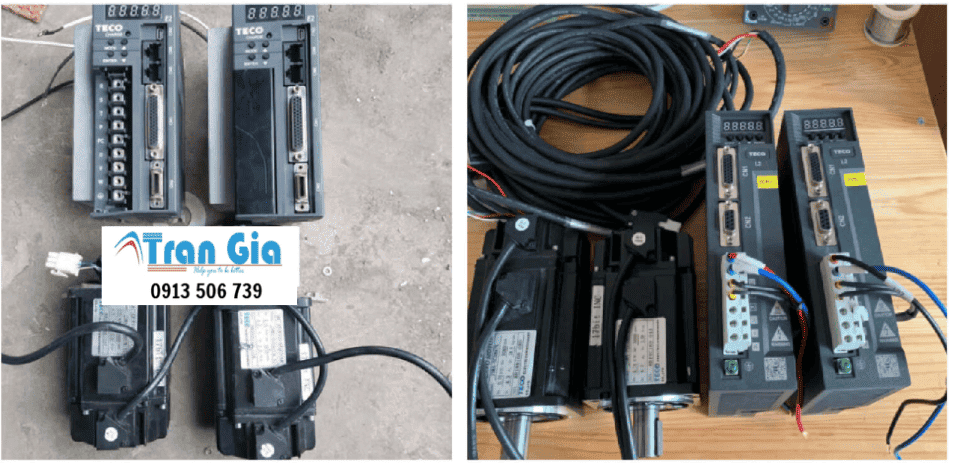 Hình ảnh sửa Servo đang trong quá trình sửa chữa tại TRAN GIA AUTOMATION
