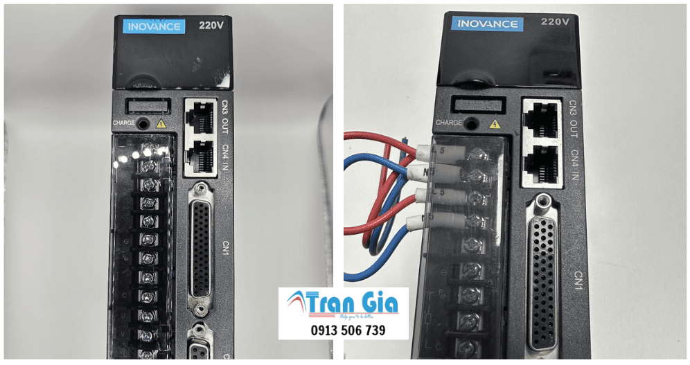 Chuyên thay linh kiện chính hãng, sửa chữa servo Inovance các dòng IS620M, IS620N, IS620P, IS650P uy tín