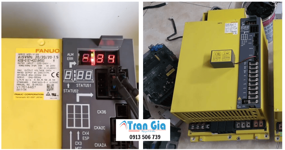 Địa chỉ sửa chữa động cơ servo Fanuc các lỗi như hư encoder, bể bạc đạn, gãy cốt... số 1 toàn quốc