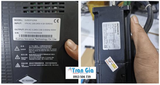 Chuyên thay linh kiện chính hãng, sửa chữa servo Inovance các dòng IS620M, IS620N, IS620P, IS650P uy tín