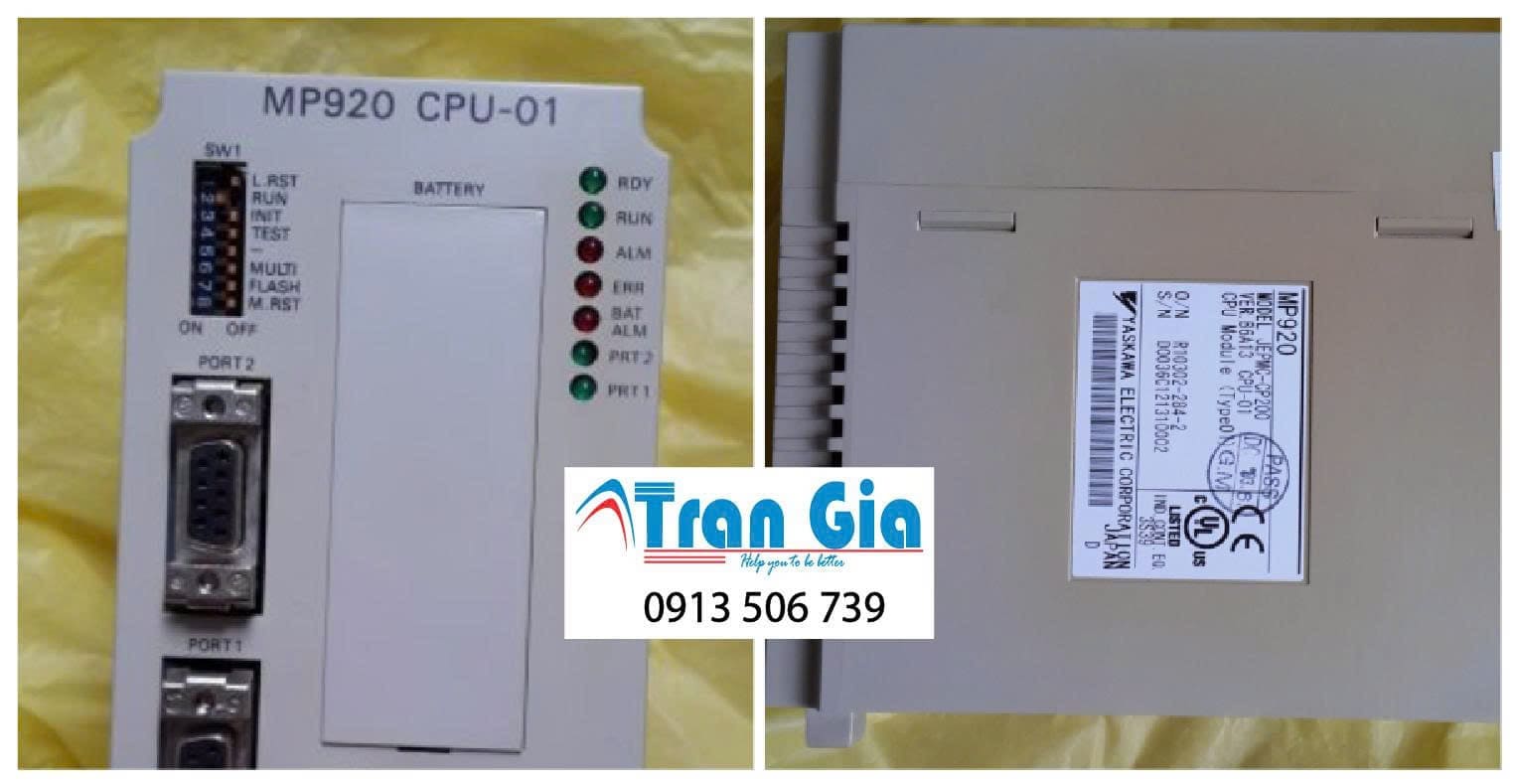 Chuyên sửa chữa PLC Yaskawa gồm các dòng CP9200SH CPU & Mô đun, MP920, MP930, MP9200, CP312, CP317