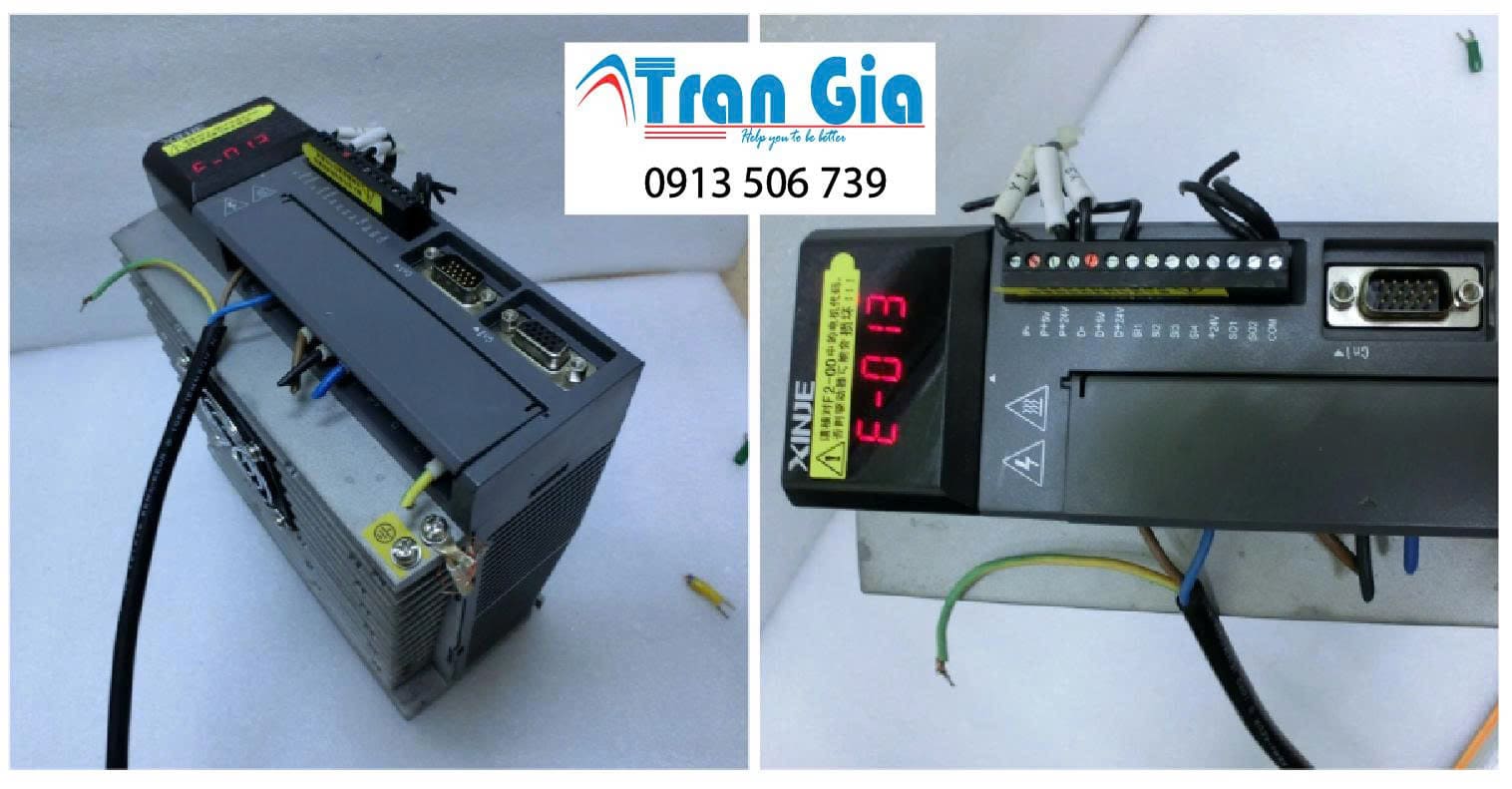 Hình ảnh sửa PLC đang trong quá trình sửa chữa tại TRAN GIA AUTOMATION