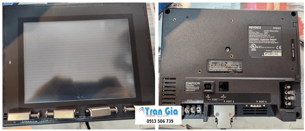 Dịch vụ chuyên sửa màn hình công nghiệp HMI Keyence, thay linh kiện chính hãng, tấm cảm ứng, LCD