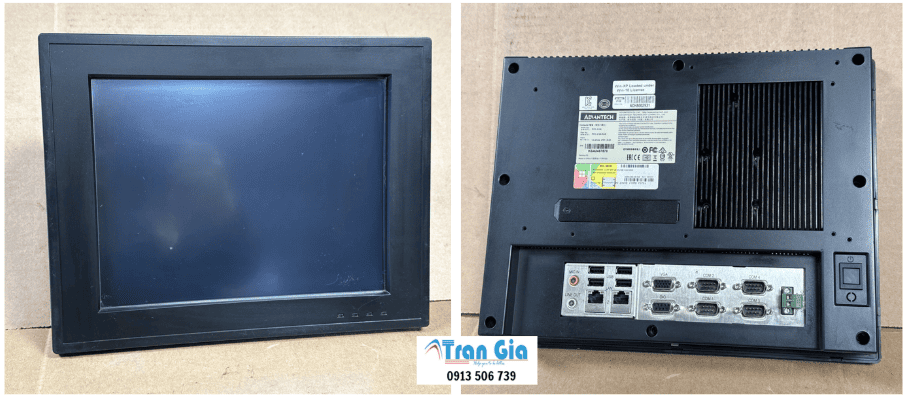 Hình ảnh sửa màn hình HMI đang trong quá trình sửa chữa tại Trần Gia Automation