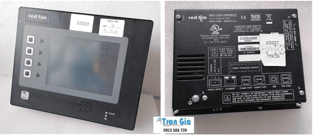 Hình ảnh sửa màn hình HMI đang trong quá trình sửa chữa tại Trần Gia Automation