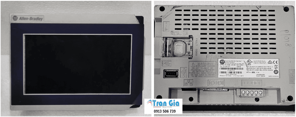 Sửa chữa màn hình HMI Allen Bradley báo lỗi, thay thế tấm kính cảm ứng, LCD chính hãng 100%