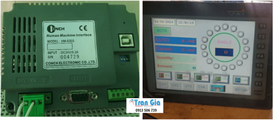 Địa chỉ sửa màn hình HMI Conch 630, thay tấm cảm ứng, LCD giá tốt nhất thị trường