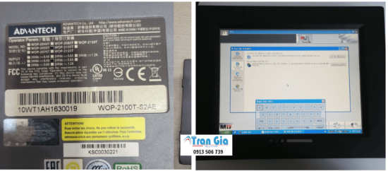 Sửa chữa màn hình HMI Advatech không lên nguồn thời gian sửa nhanh lấy trong ngày giá rẻ
