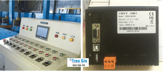 Thay linh kiện, thay tấm cảm ứng, LCD, sửa màn hình công nghiệp HMI INVT hư hỏng