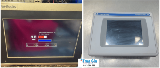 Sửa chữa màn hình HMI Allen Bradley báo lỗi, thay thế tấm kính cảm ứng, LCD chính hãng 100%
