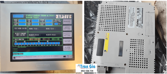 Địa chỉ nhận sửa chữa màn hình cảm ứng HMI Delta-Weinview-Siemens-Proface lỗi hiển thị loang mờ do hư tấm LCD giá rẻ
