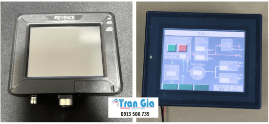Dịch vụ chuyên sửa màn hình công nghiệp HMI Keyence, thay linh kiện chính hãng, tấm cảm ứng, LCD