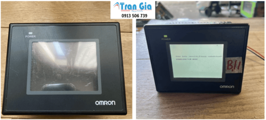 Sửa màn hình Omron lỗi cảm ứng bấm không được, bấm màn hình bị đơ, thay cảm ứng màn hình, kiểm tra lỗi nhanh miễn phí