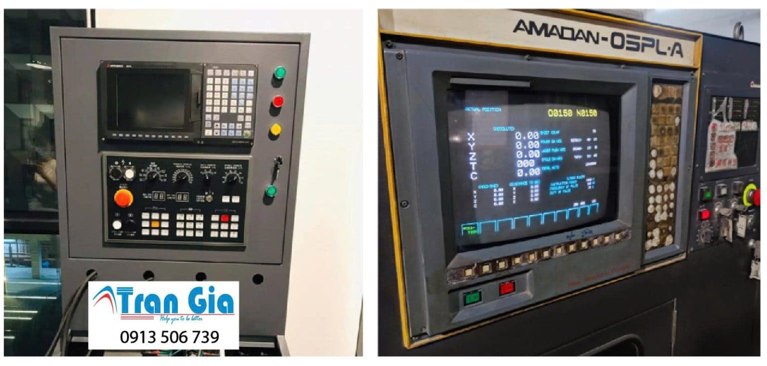 Hình ảnh sửa màn hình HMI đang trong quá trình sửa chữa tại Trần Gia Automation