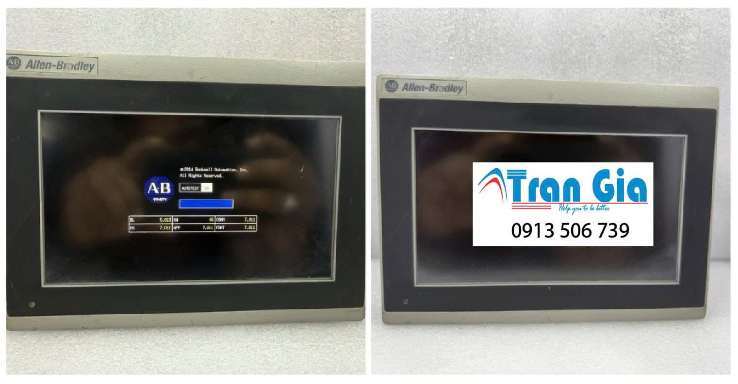 Hình ảnh sửa màn hình HMI đang trong quá trình sửa chữa tại TRAN GIA AUTOMATION