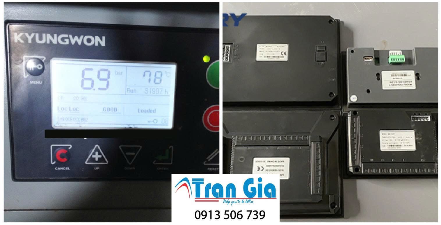 Trung tâm Khắc Phục Nhanh Lỗi Cháy Nổ Bên Trong Màn Điều Khiển Máy Nén Khí Model MAM860
