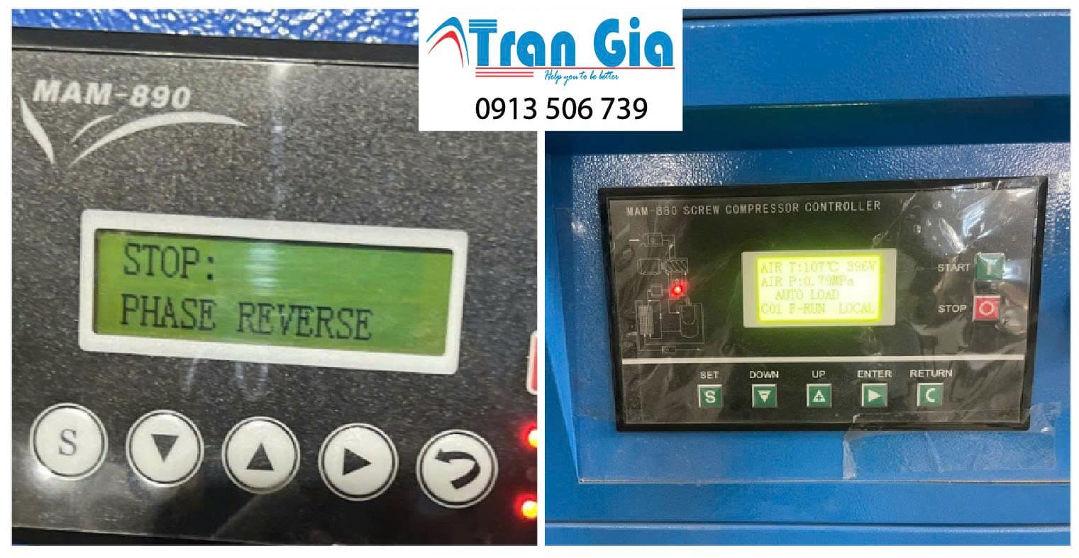 Hình ảnh sửa màn hình HMI đang trong quá trình sửa chữa tại TRAN GIA AUTOMATION