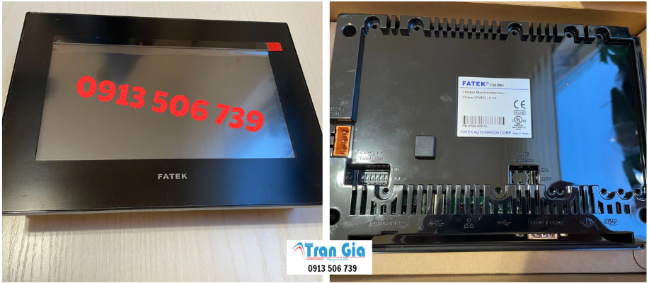 Hình ảnh sửa màn hình HMI đang trong quá trình sửa chữa tại Trần Gia Automation