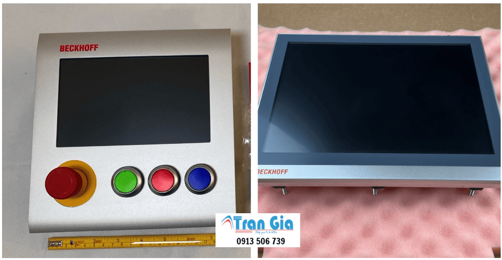 Hình ảnh sửa màn hình HMI đang trong quá trình sửa chữa tại Trần Gia Automation