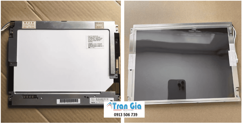 Hình ảnh sửa màn hình HMI đang trong quá trình sửa chữa tại TRAN GIA AUTOMATION