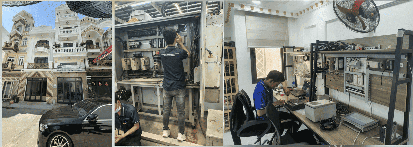 Hình ảnh sửa servo đang trong quá trình sửa chữa tại Trần Gia Automation