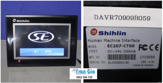 Báo giá ngay - Sửa chữa màn hình HMI Shihlin mất nguồn, sọc màn hình, chạm loạn