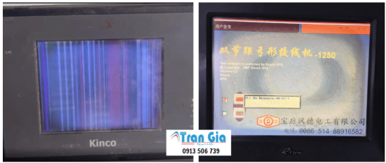 Sửa Tận Nơi Màn Hình Cảm Ứng HMI Kinco MT4414T Lỗi phần cảm ứng, bấm lệch điểm, HMI bấm chập chờn