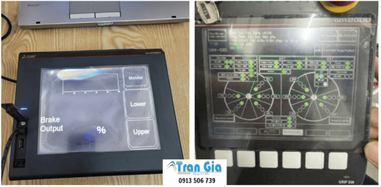 Sửa màn hình mitsubishi Lỗi Bấm Cảm ứng Không Được, Loạn Cảm ứng