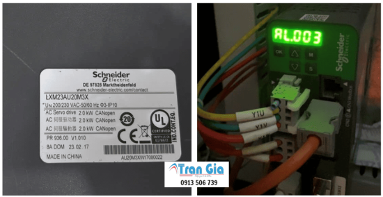 Khắc phục, bảo hành servo Schneider báo lỗi giá rẻ nhất