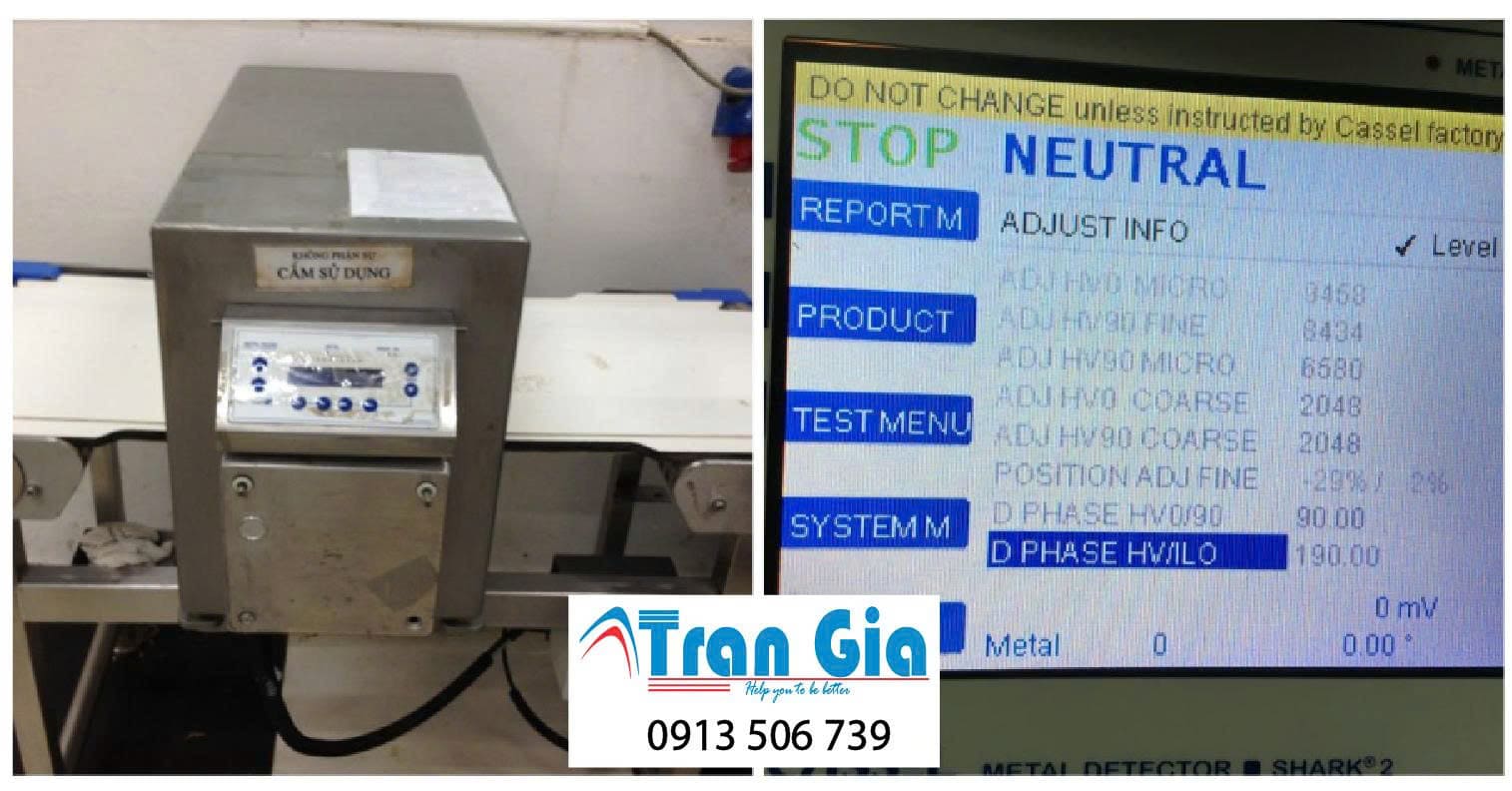 Hình ảnh sửa màn hình HMI đang trong quá trình sửa chữa tại Trần Gia Automation