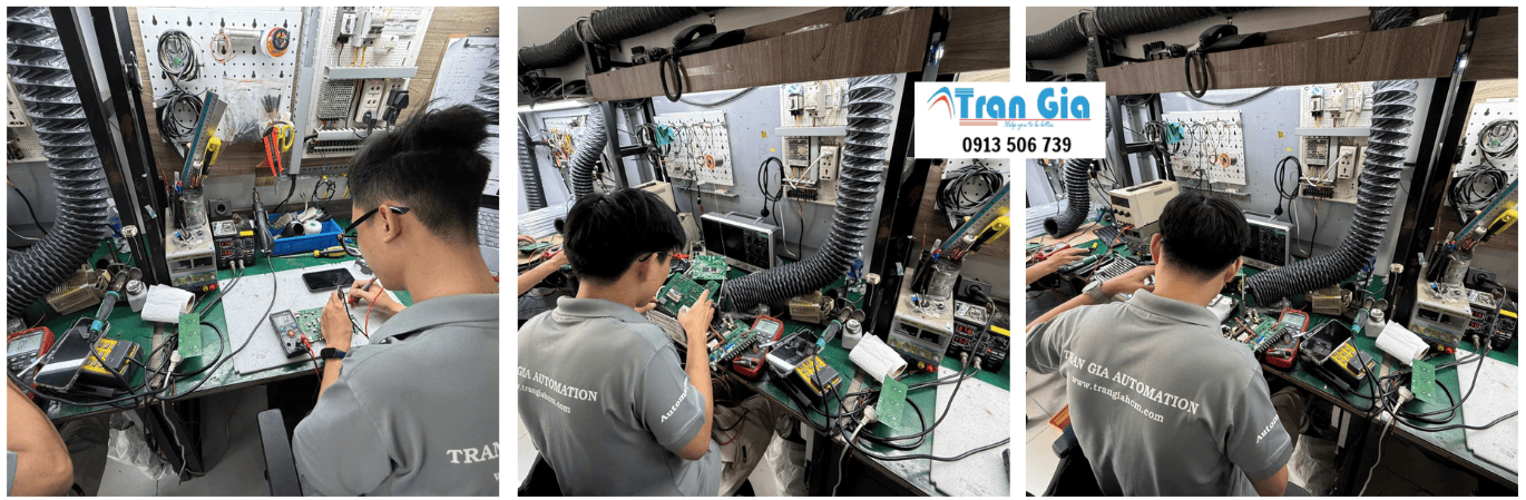 Khắc phục, sửa servo Inovance, thay board mạch, thay linh kiện giá rẻ toàn quốc