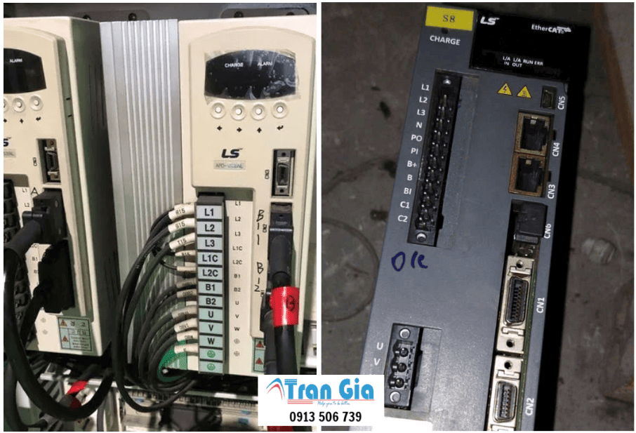 Dịch vụ thay linh kiện, sửa chữa servo LS báo lỗi trên Driver