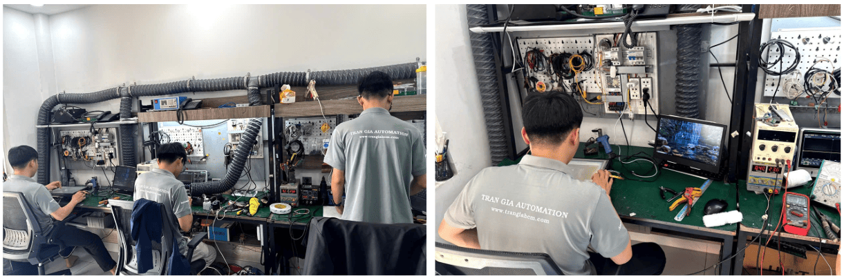 Xử lý gấp servo dòng DELTA động cơ servo Lỗi encoder, mất phản hồi vị trí, rung lắc khi vận hành trong ngày 