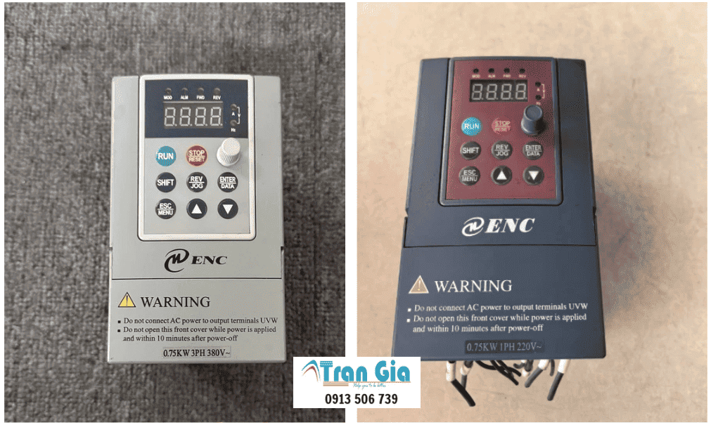 Hình ảnh sửa biến tần đang trong quá trình sửa chữa tại Trần Gia Automation