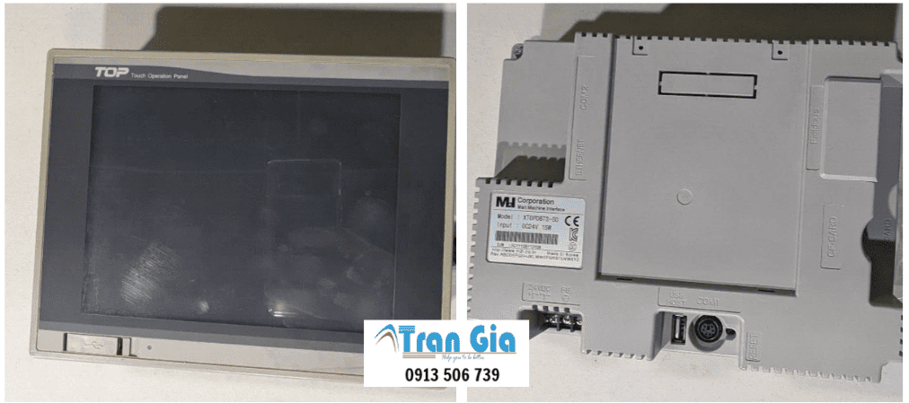 Khắc phục nhanh sự cố màn hình HMI M2I nổ bo mạch nguồn, màn hình bị loang, không thấy rõ, không lên đèn