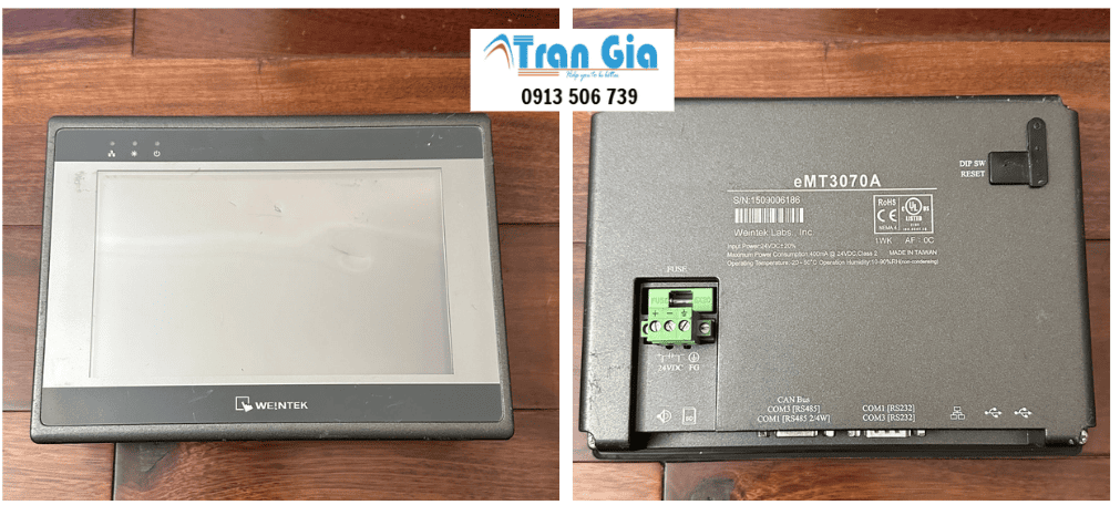 Sửa Chữa Màn Hình Weintek MT8121iE Bị Loang Mờ Hiển Thị, Không Lên Đèn Nền Và Mất Kết Nối PLC