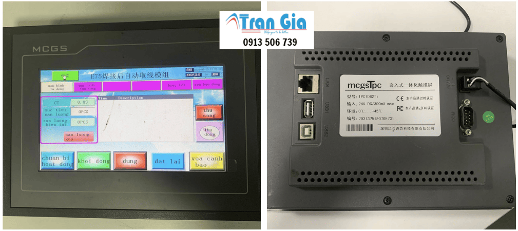 Kỹ sư giỏi nhận Sửa Màn Hình ASEM OT1300 Không truyền thông được, lỗi bo mạch kết nối PLC giá tốt 