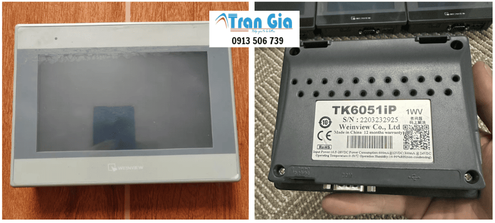 Hình ảnh sửa biến tần đang trong quá trình sửa chữa tại Trần Gia Automation