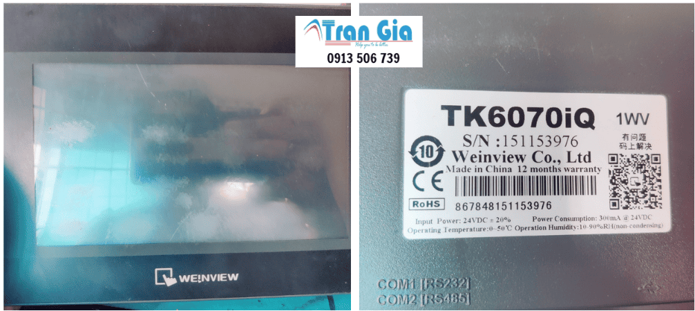 Sửa Chữa Màn Hình Weintek MT8121iE Bị Loang Mờ Hiển Thị, Không Lên Đèn Nền Và Mất Kết Nối PLC