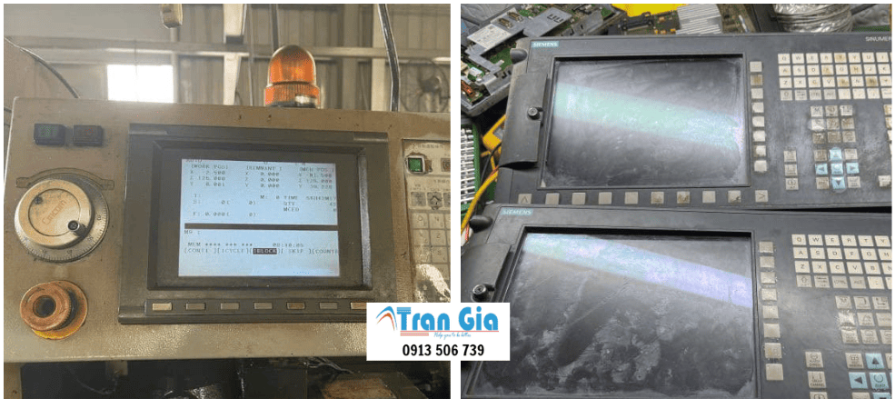 Nhận sửa màn hình cảm ứng GE Fanuc không lên nguồn, màn hình bị sọc và ngả màu LCD