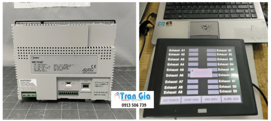 Nhận sửa màn hình HMI IDEC bị mất nguồn, liệt cảm ứng, cháy nổ bo mạch nguồn