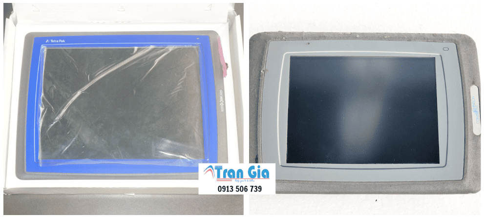 Địa chỉ sửa màn hình HMI Tetra Pak E1101 bị đen màn hình, cháy bo nguồn, liệt cảm ứng