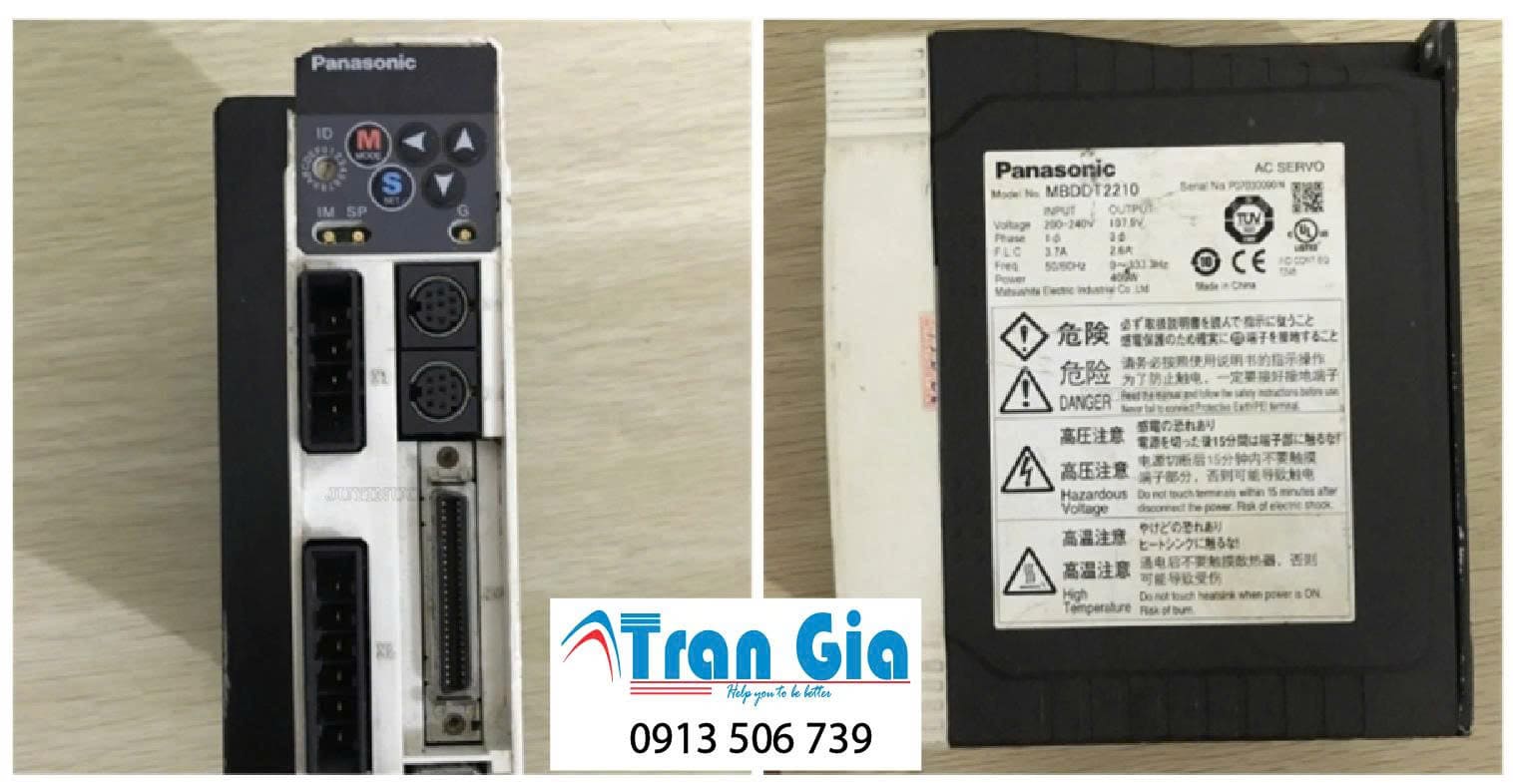 Sửa Servo Panasonic MINAS A5, A6 Chuyên Nghiệp Lấy Ngay