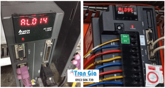 Sửa Chữa Servo Delta không lên nguồn xử lý ngay