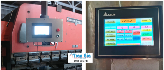 Sửa HMI máy cán tôn không nhận encoder uy tín và nhanh chóng