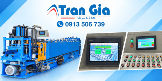 Sửa màn hình máy cán xà gồ lỗi màn hình bị ố sọc tối không lên hình