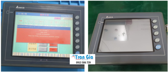 Dịch vụ sửa lỗi màn hình cảm ứng công nghiệp HMI Delta uy tín lấy ngay